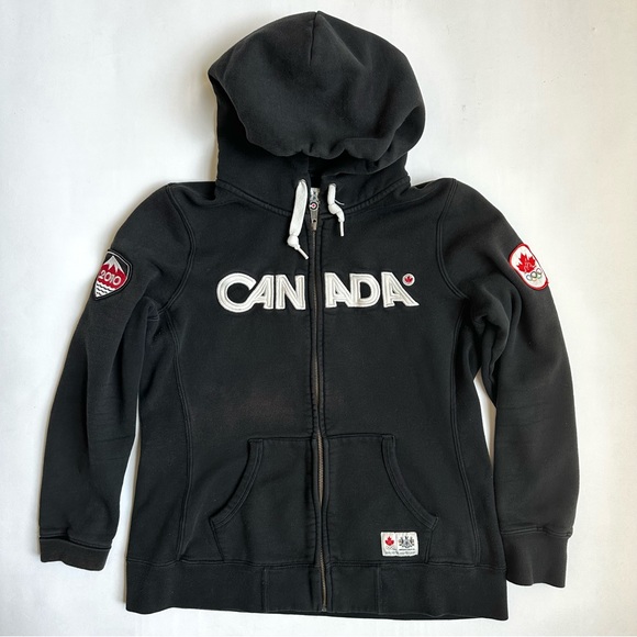 Hudson’s Bay Co. Women’s Hoodie Canadian Olympic Sweatshirt M - Picture 1 of 10